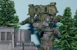 Devastator and Commando in action