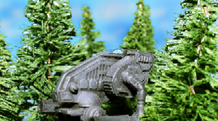 Mad Dog moving through forest